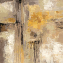 HD Print Yellow Gray Abstract Oil painting On Canvas - Halee Butler, LLC