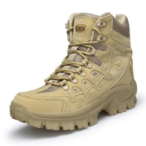 Winter/Autumn Men High Quality Brand Military Leather Boots - Halee Butler, LLC
