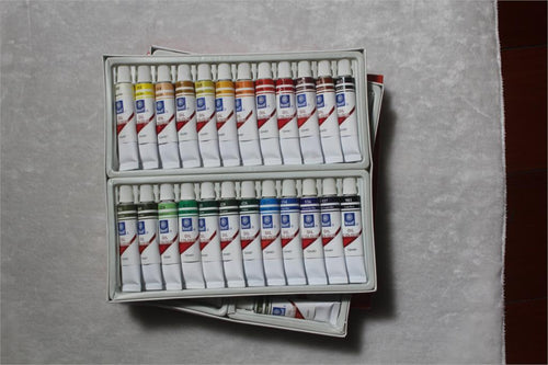 Professional Brand Oil Paint Each Tube Drawing 12 ML 24 Colors Set - Halee Butler, LLC