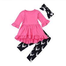 New Autumn Winter Baby Girl 3PCS Outfit - Halee Butler, LLC